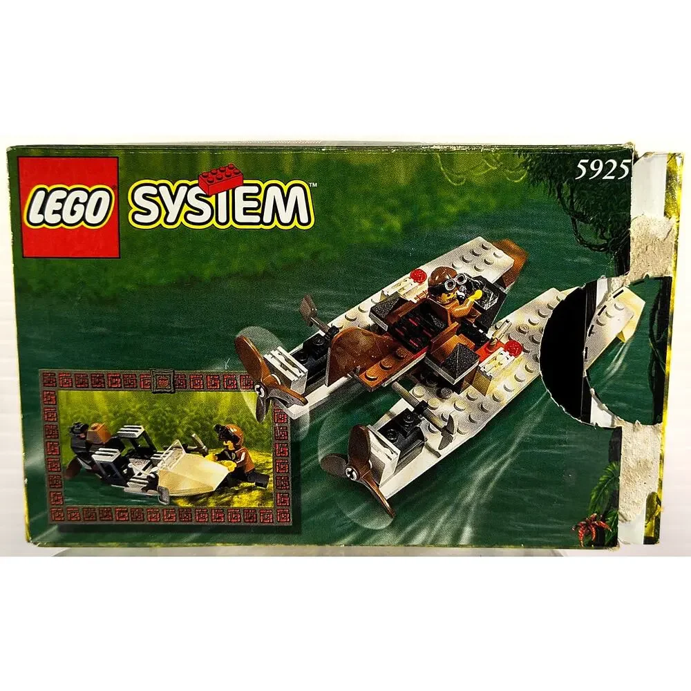 Lego 5925 System Adventurers PONTOON PLANE, Complete, Used, See Pics/Descr. - Picture 7 of 12